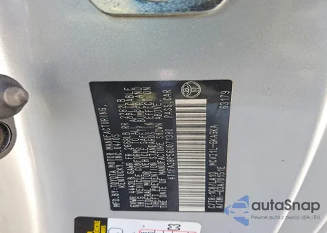 2006 Toyota Camry Solara Se z USA, uszkodzony, nr VIN 4T1FA38P56U071380